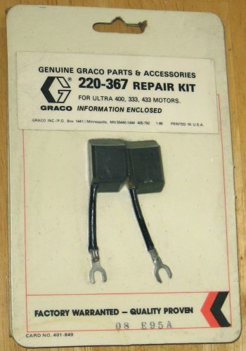 Graco Repair Kit 220367 220-367 Motor Brushes for Ultra 400, 333 &amp; 433 Motors