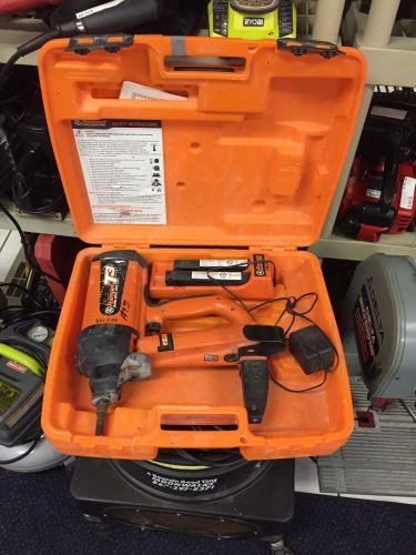 Ramset t3 battery powered nailer w/ case 2 batterys for sale