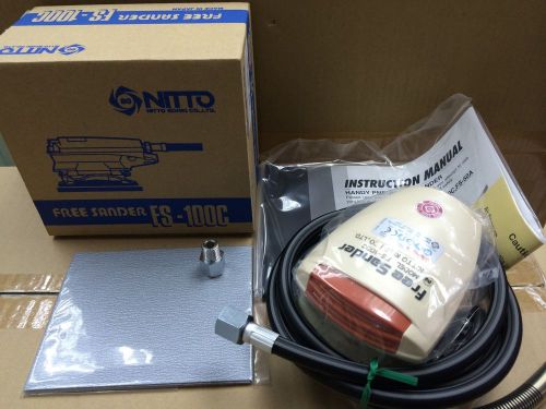 NITTO KOHKI FREE SANDER PNEUMATIC SANDER FS-100C brand new Made in JAPAN
