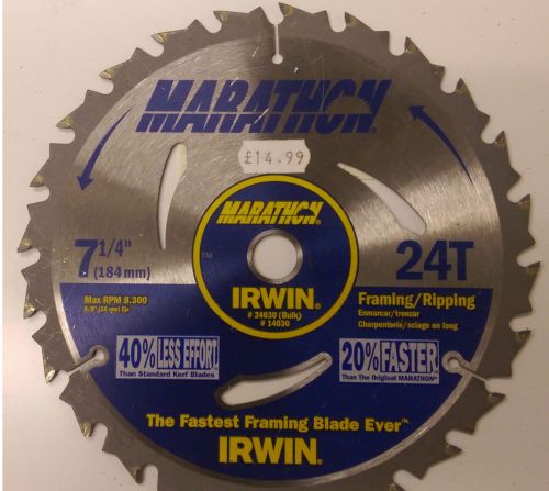 Irwin circular saw blade 185mm 7 1/4 inch saw blade tct saw blade for sale
