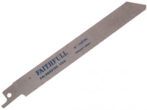 Faithfull s918e reciprocating (sabre) saw blades for metal - pack of 5 for sale