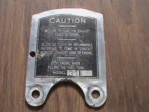 Maytag Model 92 kill switch plate