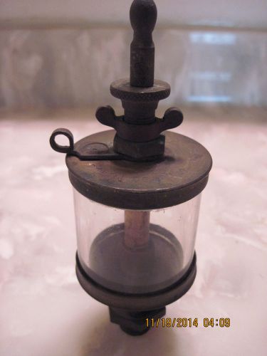 Antique Brass Powell Co. Oiler-Lubricator Hit and miss Gas steam engine
