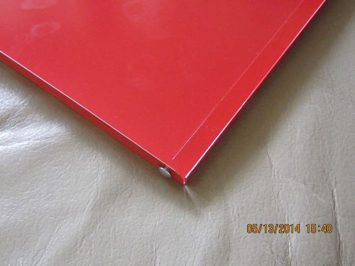 1 Red Snap On Tool storage Locker Side Cabinet Shelves Shelf  10 3/4&#034; X 7 3/4&#034;
