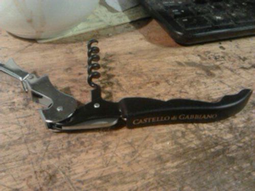 15 Castello Gabbiano Wine Stainless Steel Cork/Cap Bottle opener,Rare Collectibl