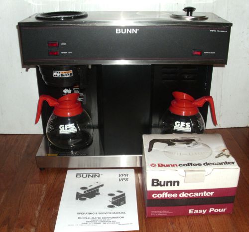 ~MINT~BUNN VPS 04275.0031~12 Cup PourOmatic Coffee Brewer with 3 Warmers~120V