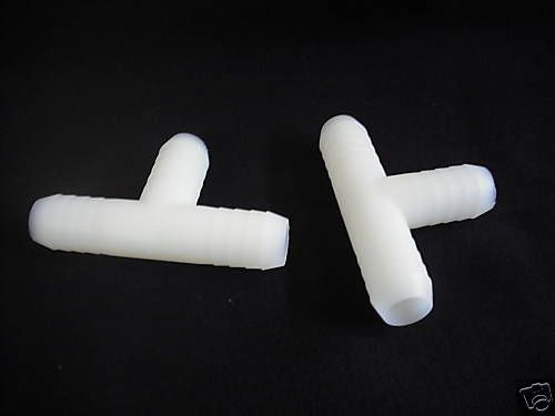 Barbed tube fittings nylon tee for 5/8&#034; tube id *2 for sale