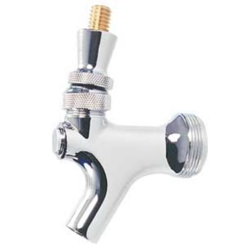Chrome beer faucet with brass lever - looks great &amp; great value! for sale