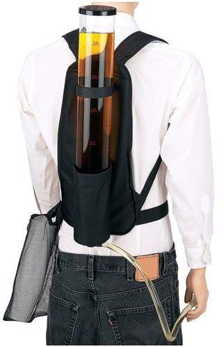 Single backpack beer/beverage dispenser 3.7 qt. back tapper 100 oz. w/ cup pouch for sale