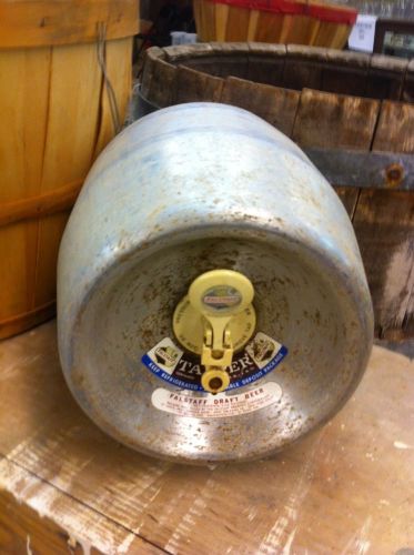 Falstaff aluminum empty beer keg-2-1/4 gallons keg barrel man cave for sale