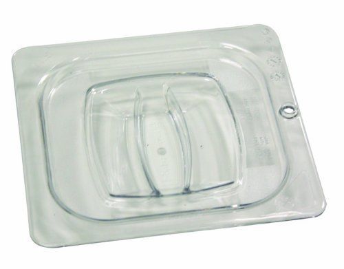 NEW Rubbermaid Commercial FG108P23CLR Cold Food Pan Cover 1/6 Size  Clear