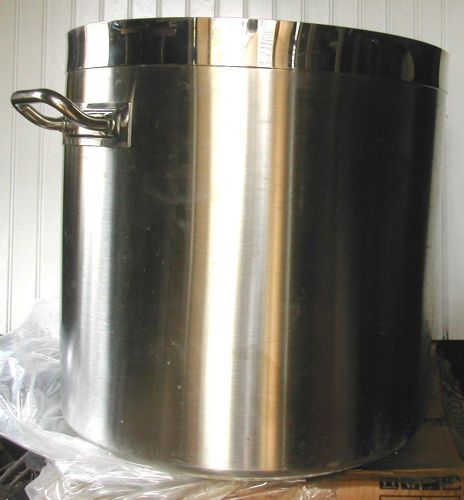 104 Qt 26 Gal Signature Select Stainless Steel Stock/Crab/Steamer Pot ~Induction