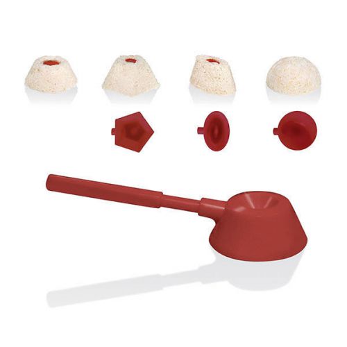 Paderno World Cuisine ABS Plastic Rice Scoop with 3 Attachments