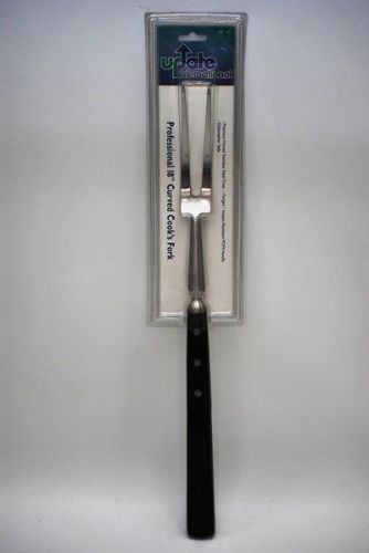 PROFESSIONAL 18&#034; FULL TANG, FORGED CURVED COOK&#039;S BBQ FORK