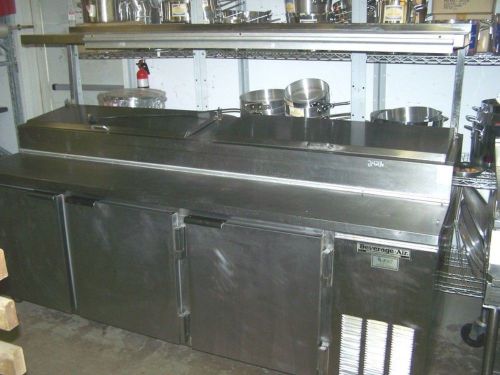 Beverage Air 3 Door Prep Table on Casters with Shelf &amp; Ticket Minder Model: DP93