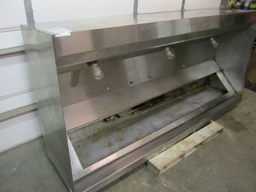 Sun air 9&#039; s.s. exhaust ventilation restaurant hood for sale