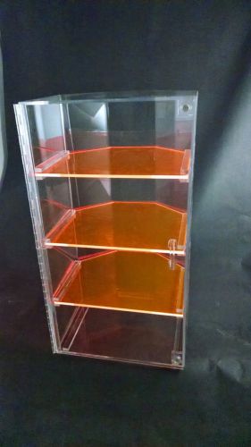 4-shelf retail/bakery display case with removable shelves for sale