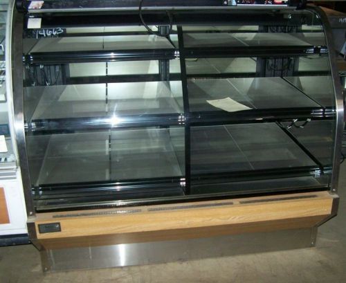 Barker combo refrigerated or dry display case for sale