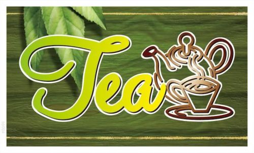 Bb094 tea product shop banner sign for sale