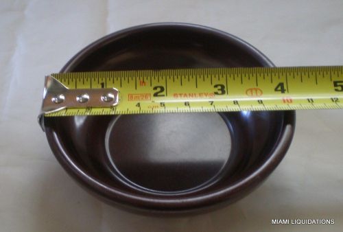 Lot of 48 5oz dish salsa bowl carlisle 311-0875-69  chocolate brown  melamine for sale