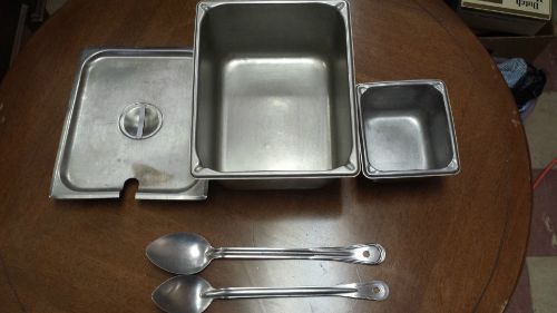 vollrath 4 piece lot stainless