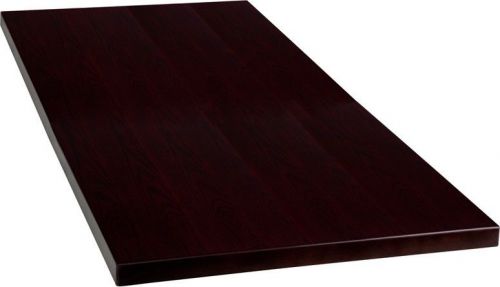 30&#039;&#039; x 60&#039;&#039; rectangular mahogany veneer restarant table top for sale