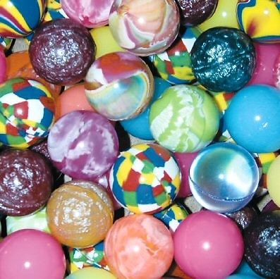 100 Premium Quality 27mm Super Bounce Bouncy Balls 1&#034;