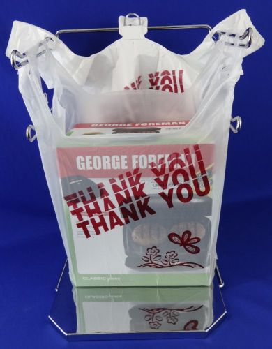 THANK YOU Plastic T-Shirt Bag Carry 11.5&#034; x 5&#034; x 21.5&#034; Bags Only