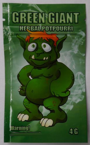 50* green giant empty mylar ziplock bags (good for crafts incense jewelry) for sale