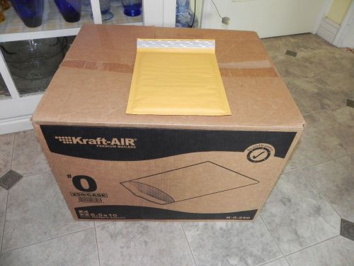 KRAFT-AIR 6.5 x 10 Premium Mailers, Case 177, #0, NEW