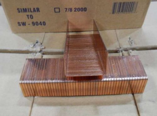 1 3/8 crown x 7/8 (35mm x 22mm) carton closing co/ism box staples sw-9040 a7/8 for sale