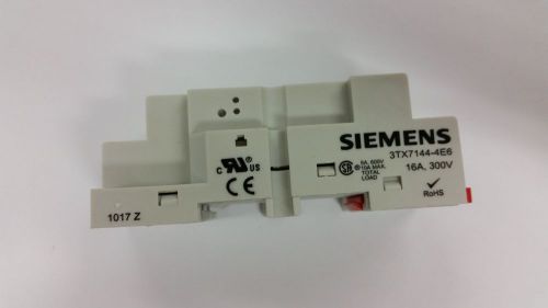 Siemens Relay Sockets 3TX7144-4E6