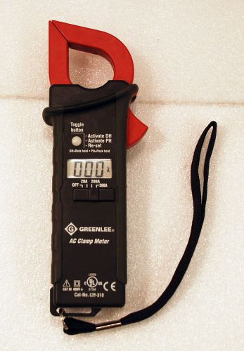 Greenlee cm-310 ac clamp meter 300a for sale