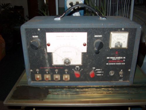 DERMITRON &#034;LINEAR SCALE FOR GENERAL CALIRATION&#034; MODEL # D-2 SERIES 733 TESTER