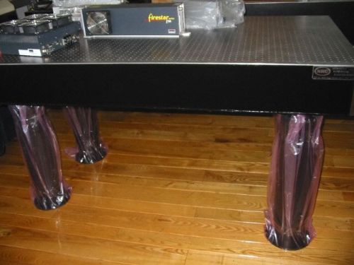 NEWPORT OPTICAL TABLE 4&#039; x 6&#039; w/ NRC LEG SET, BREADBOARD