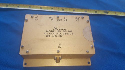 Anzac Model DS-249 4 way RF Phase Power Splitter