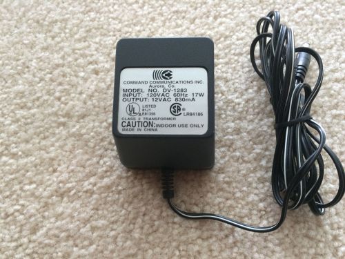 Command Communications AC Adapter for Model DV-1283