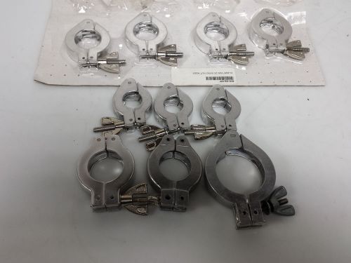 lot of 10 NW25 Wing Nut Flange Clamp diffrent size