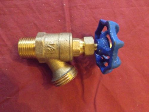 1/2&#034; american valve boiler drain male threaded fip inlet new plumbing hvac for sale