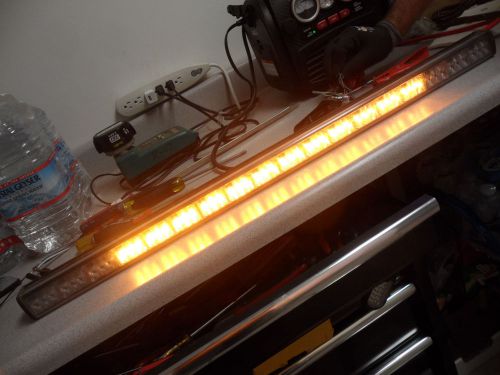 Federal Signal LED Lightbar 33&#034; Low Profile Deck Dash Traffic Advisor
