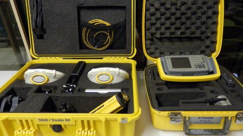 Trimble 5800 r8 base &amp; rover rtk gps receivers with cu controller + pdl450 radio for sale