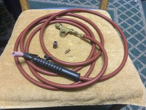 100 amp tig welding torch ck brand 12 foot air cooled with gas valve for sale