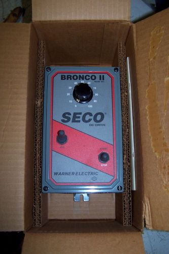 NEW WARNER ELECTRIC B160 BRONCO II DC ADJUSTABLE SPEED DRIVE 115 VAC 90 VDC