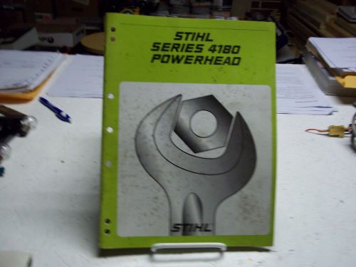 STIHL 4180 POWER HEAD MANUAL  51 PAGES