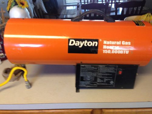 Dayton Natural Gas Portable Heater 150,000 BTU w/Hose