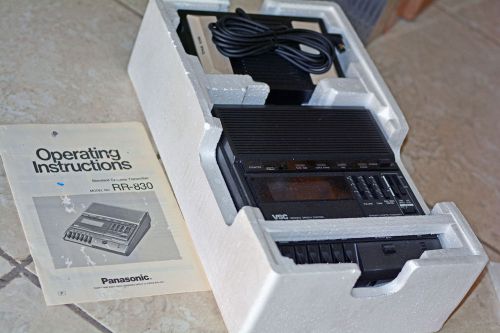 Panasonic rr 830 standard cassette transcriber for sale