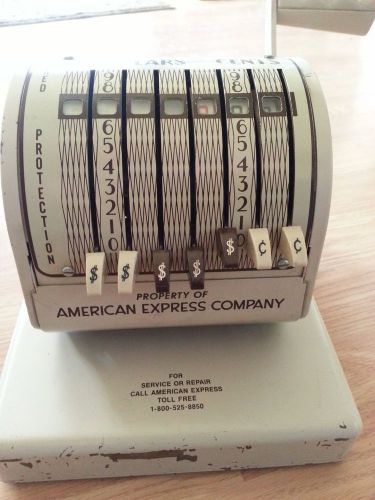 Vintage Paymaster Series X-550 Check Printer Writer W/Key Payroll