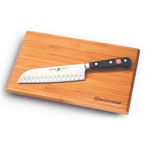 Wusthof classic 5 inch santoku knife with bonus cutting board 2751 for sale
