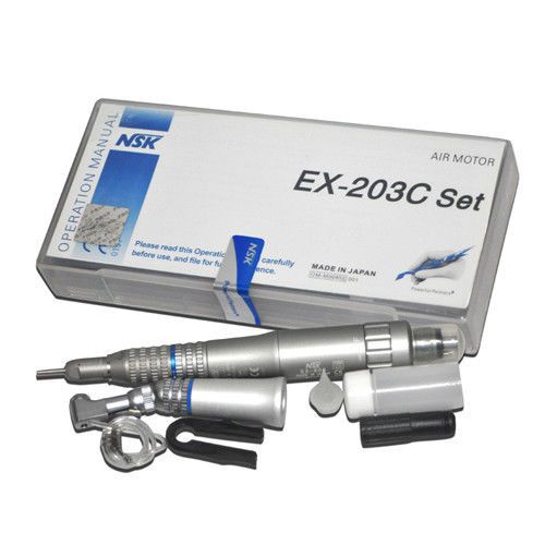 Nsk handpiece kit contra angle straight/straight con midwest for sale