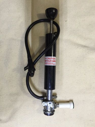 Beer Keg Tap Pump With Spout  - Black - FREE SHIPPING